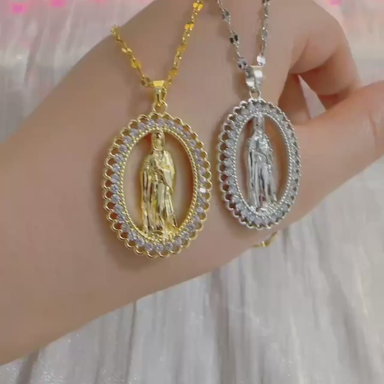 Collar Virgen Maria +CAJAREGALO